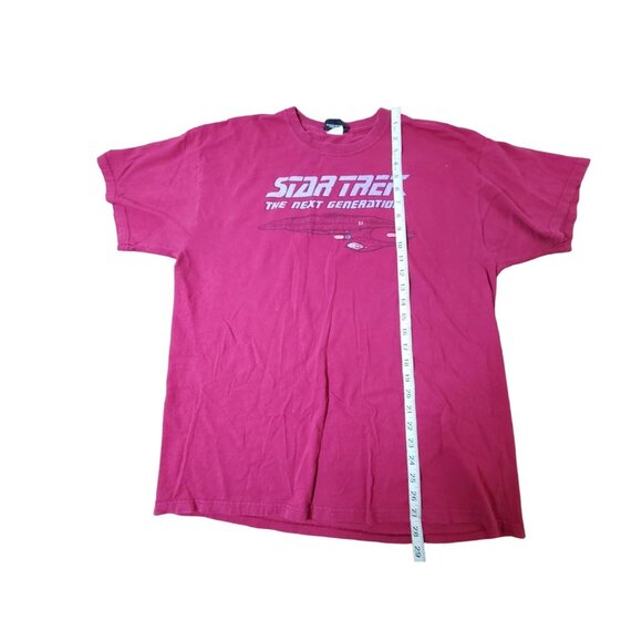 Star Trek The Next Generation Red T-Shirt Size L - Picture 9 of 11